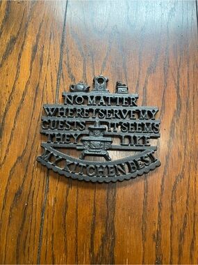 Wilton Cast Iron Trivet Vintage From The 1950s